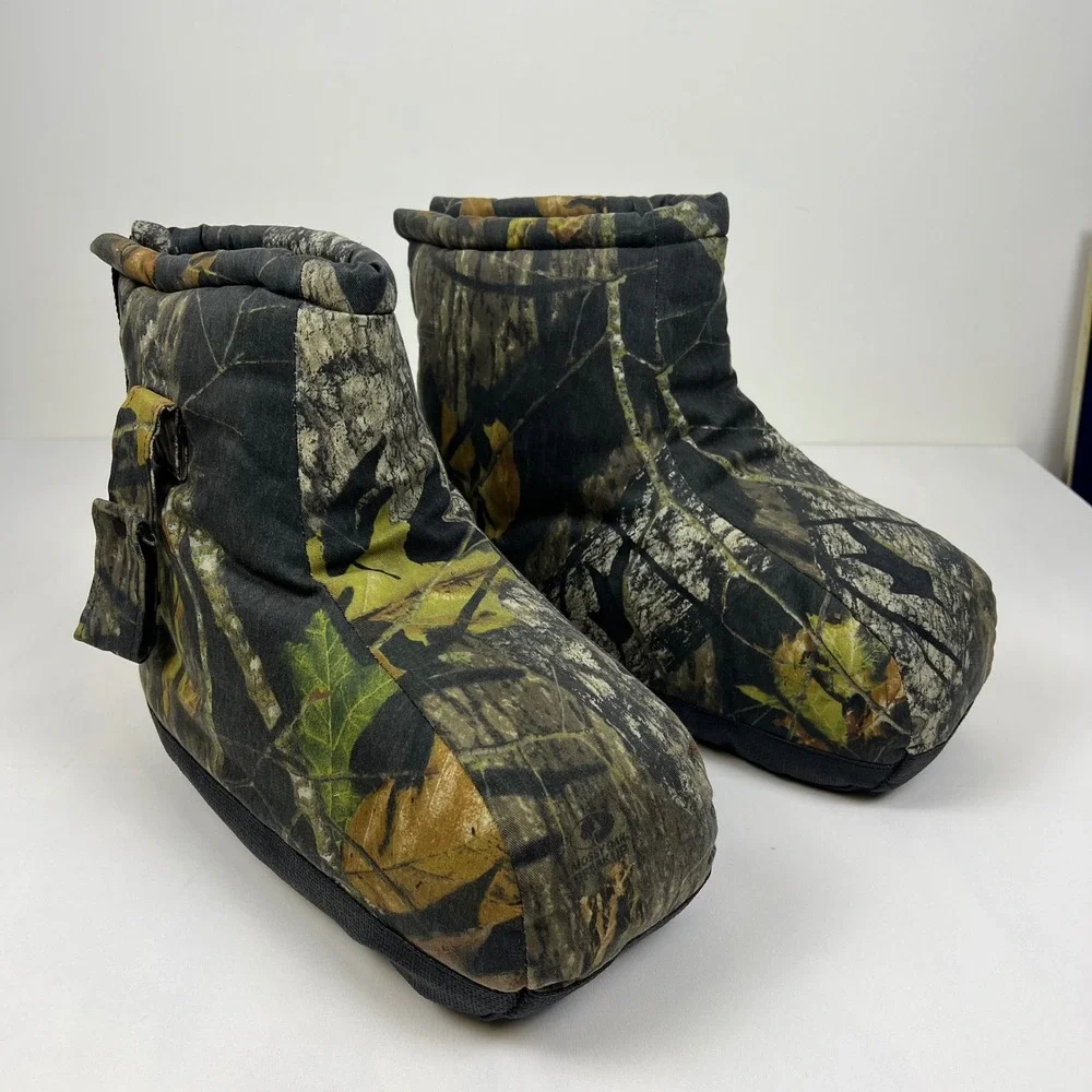 Icebreaker Boot Blankets Insulated Overboots Large Camo Mossy Oak Excellent